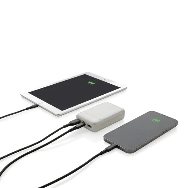 Powerbank da 10.000 mAh in plastica riciclata RCS - Immagine 18