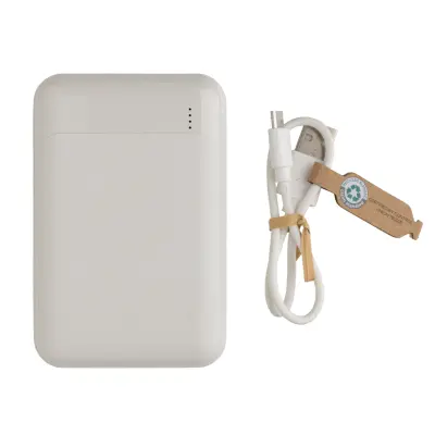 Powerbank da 10.000 mAh in plastica riciclata RCS - Immagine 21