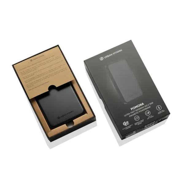 Powerbank URBAN VITAMIN POMONA personalizzata 5000 mAh Qi2.2 25W - Immagine 3