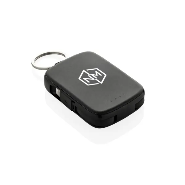 Portachiavi in plastica NE XO con powerbank 2000 mAh personalizzabile - Immagine 9