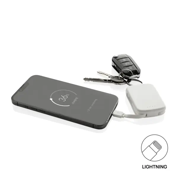 Portachiavi in plastica NE XO con powerbank 2000 mAh personalizzabile - Immagine 14