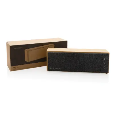 Speaker wireless 10W Wynn in bambù - Immagine 6
