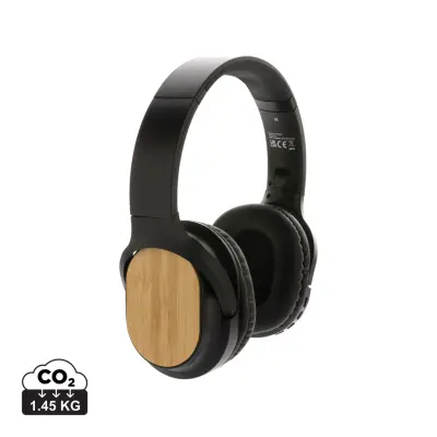 Cuffie wireless pieghevoli Elite RCS in bambù - Immagine 1