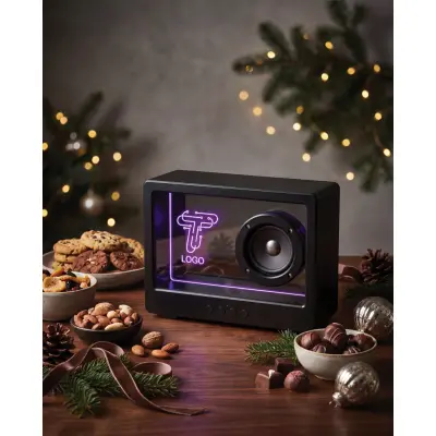 Speaker wireless SOUNDCLEAR con stampa 5W e RGB integrati - Immagine 6