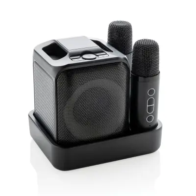 Singvibe RCS recycled plastic karaoke set with double mic - Immagine 3