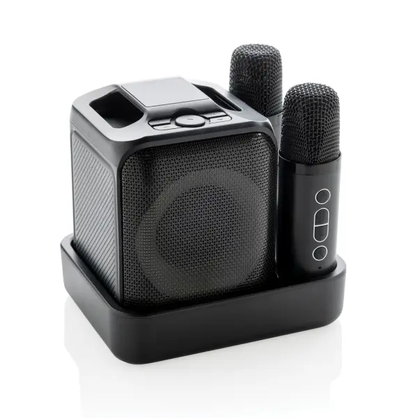 Singvibe RCS recycled plastic karaoke set with double mic - Immagine 3
