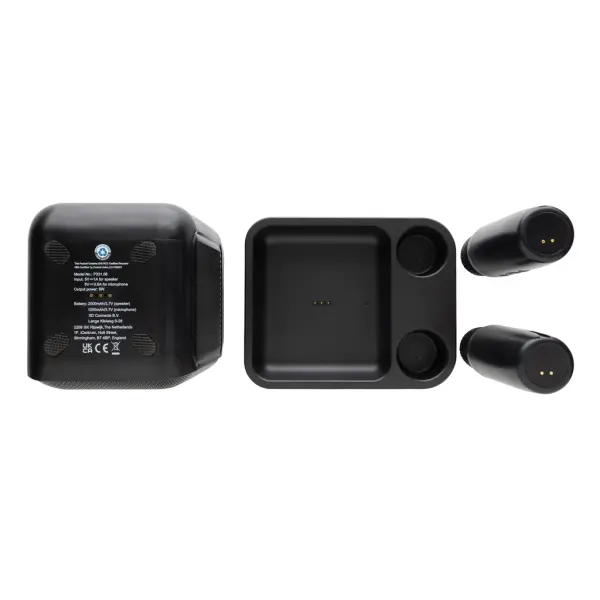 Singvibe RCS recycled plastic karaoke set with double mic - Immagine 9