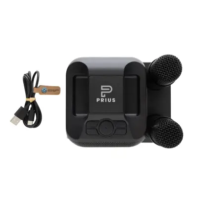 Singvibe RCS recycled plastic karaoke set with double mic - Immagine 10