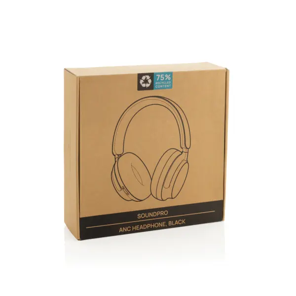 Soundpro RCS recycled plastic ANC headphone - Immagine 5