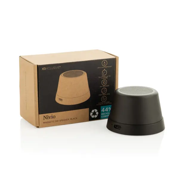 Speaker 5W magnetico NIVIO in alluminio RCS personalizzabile IPX4 - Immagine 3