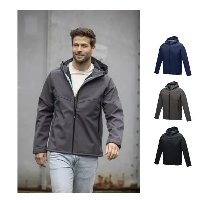Giacca softshell uomo COLTAN in tessuto riciclato personalizzato GRS - Immagine 1