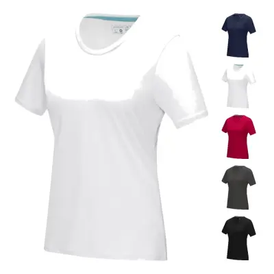 T-shirt AZURITE donna in cotone organico 160 g/m² con stampa