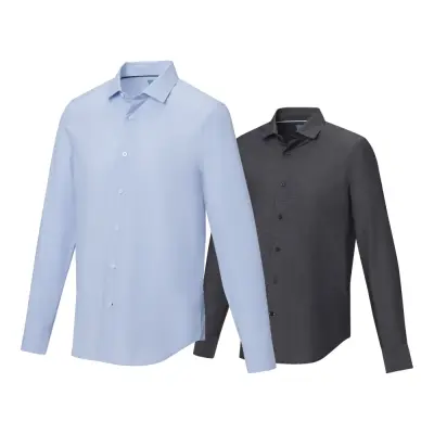 Camicia maniche lunghe da uomo Cuprite in cotone biologico