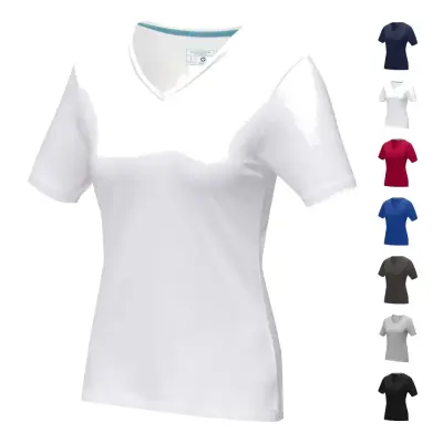 T-shirt donna KAWARTHA in cotone organico 200 g/m² con stampa