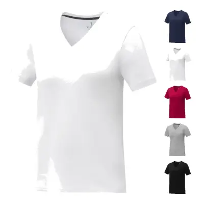 T-shirt SOMOTO donna con collo a V promozionale in cotone 160 g/m² - Immagine 1