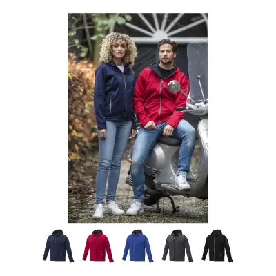 Giacca softshell da uomo MATCH 380 g/m² impermeabile e traspirante