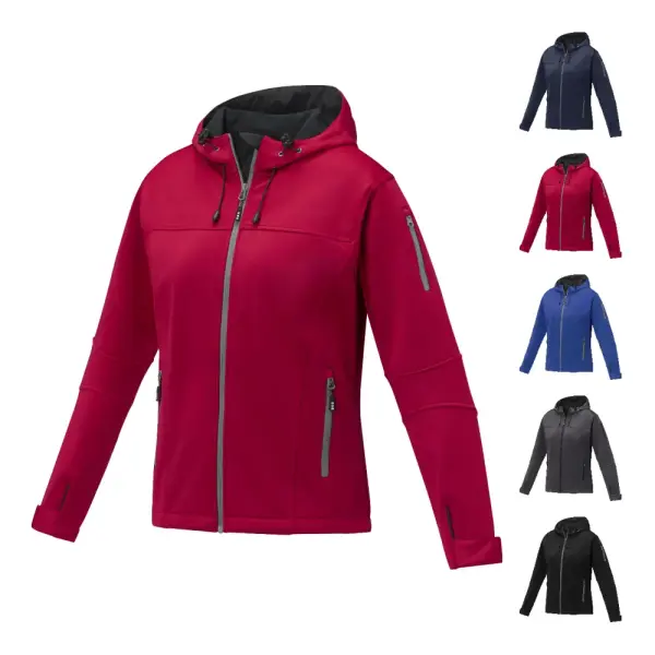 Giacca softshell da donna MATCH 360 g/m² personalizzata promozionale - Immagine 1
