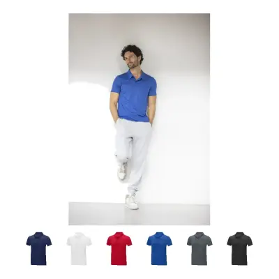 Polo cool-fit DEIMOS da 105 g/m² con stampa logo - Immagine 1