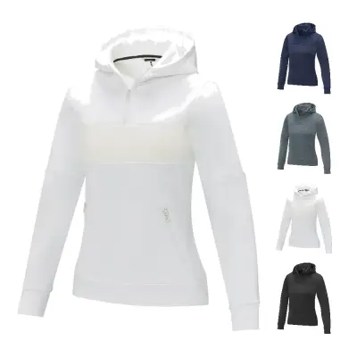 Felpa anorak con cappuccio da donna SAYAN 350 g/m² personalizzata
