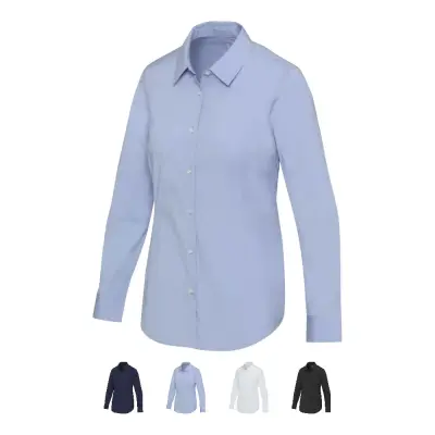 Camicia da donna popeline Carnelian 133 g/m² con stampa del tuo logo
