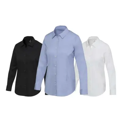 Camicia da donna CITRINE in twill da 185 g/m² personalizzabile - Immagine 1