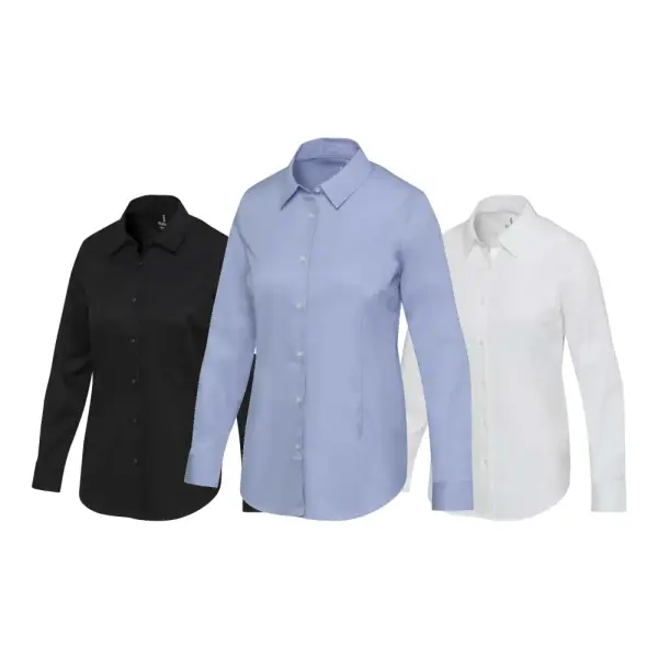 Camicia da donna CITRINE in twill da 185 g/m² personalizzabile - Immagine 1