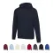 Felpa con cappuccio unisex JASPER 280 g/m² con stampa logo - Anteprima 1