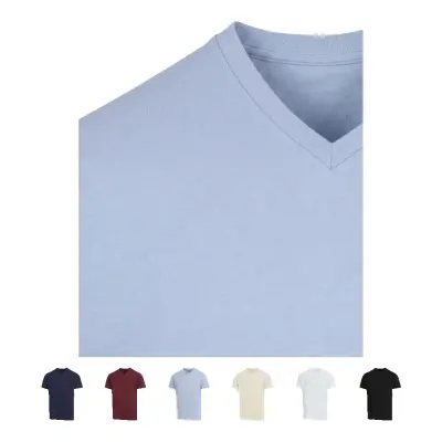 T-shirt unisex con scollo a V BALFOUR in cotone OCS 200 g/m² - Immagine 1
