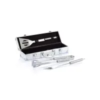 BBQ set 3 pezzi in valigetta di alluminio