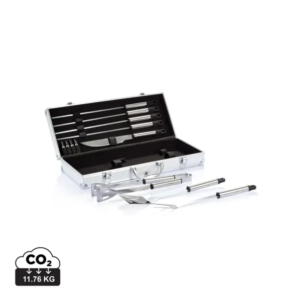 Set BBQ 12 pezzi in valigetta di alluminio - Immagine 3