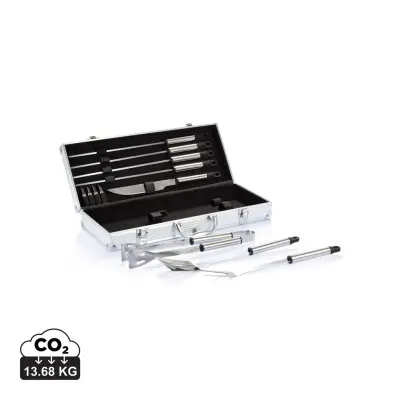 Set BBQ 12 pezzi in valigetta di alluminio - Immagine 1