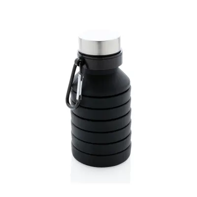 Leakproof collapsible silicone bottle with lid - Immagine 2