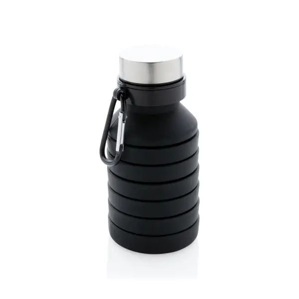 Leakproof collapsible silicone bottle with lid - Immagine 2