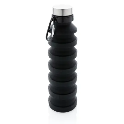Leakproof collapsible silicone bottle with lid - Immagine 3