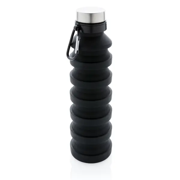 Leakproof collapsible silicone bottle with lid - Immagine 3