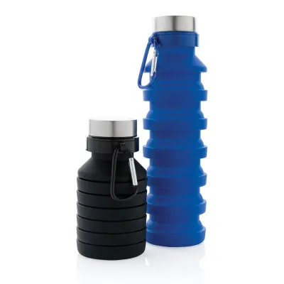 Leakproof collapsible silicone bottle with lid - Immagine 1