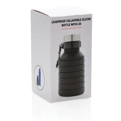 Leakproof collapsible silicone bottle with lid - Immagine 6