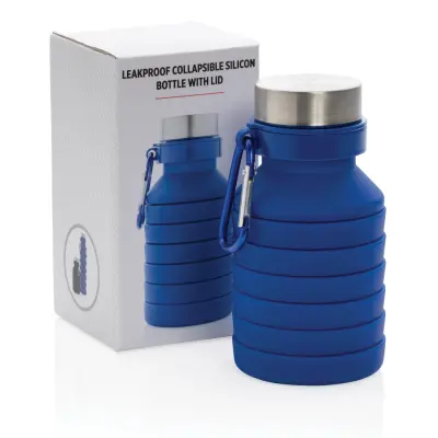 Leakproof collapsible silicone bottle with lid - Immagine 13