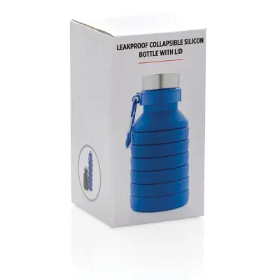 Leakproof collapsible silicone bottle with lid - Immagine 14