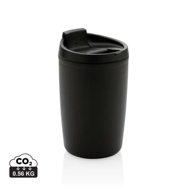 Bicchiere in PP riciclato GRS con tappo 300ml - Immagine 1