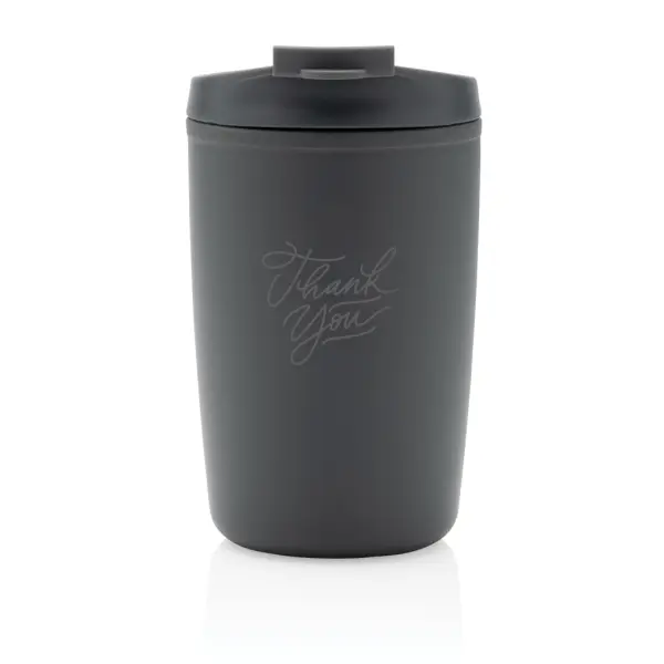 Bicchiere in PP riciclato GRS con tappo 300ml - Immagine 18