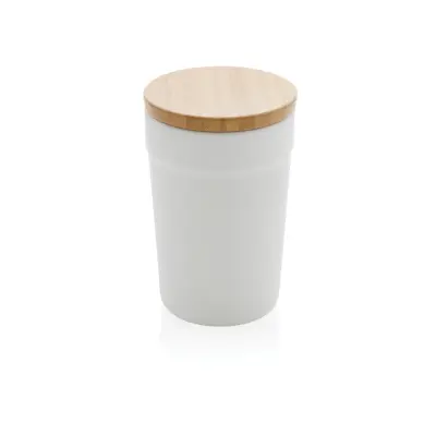 Tazza in rPP GRS con tappo in bambù - Immagine 3