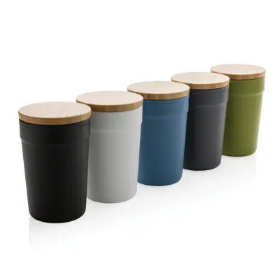 Tazza in rPP GRS con tappo in bambù - Immagine 10