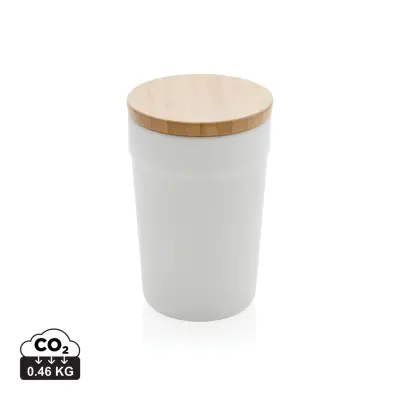 Tazza in rPP GRS con tappo in bambù - Immagine 1