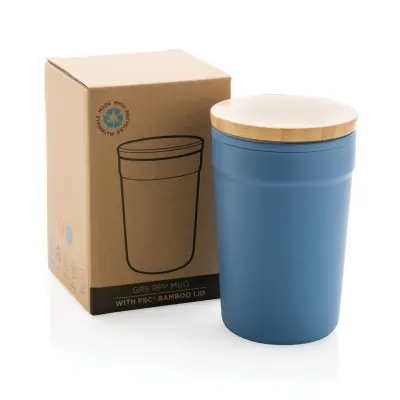 Tazza in rPP GRS con tappo in bambù - Immagine 13