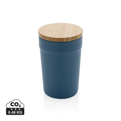 Tazza in rPP GRS con tappo in bambù - Immagine 11