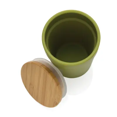 Tazza in rPP GRS con tappo in bambù - Immagine 25
