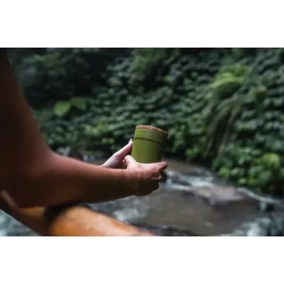 Tazza in rPP GRS con tappo in bambù - Immagine 29