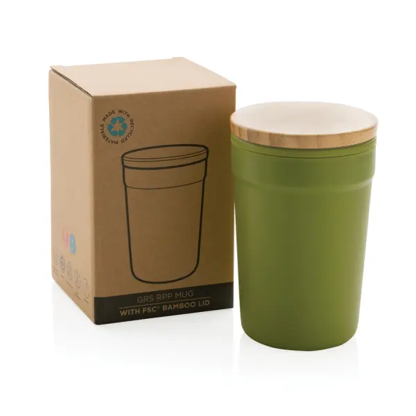 Tazza in rPP GRS con tappo in bambù - Immagine 22