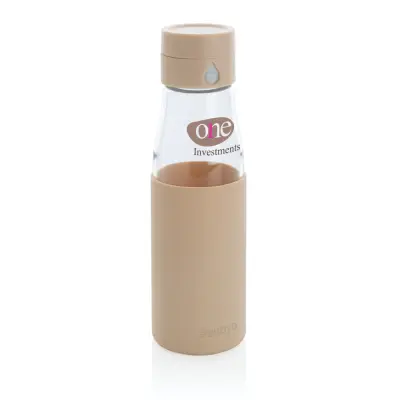 Ukiyo glass hydration tracking bottle with sleeve - Immagine 9